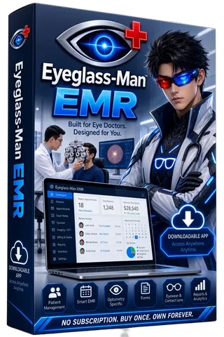 Eyeglass-Man EMR box